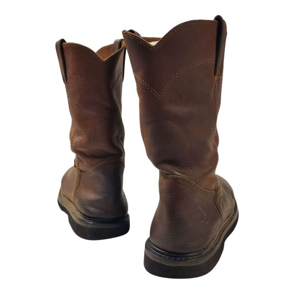 JUSTIN Boots SCREWDRIVER Mens Size 10.5 Brown Leather Mid-Calf Workwear WK4905 main image 7